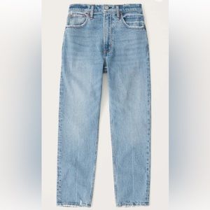 Abercrombie high rise mom jeans